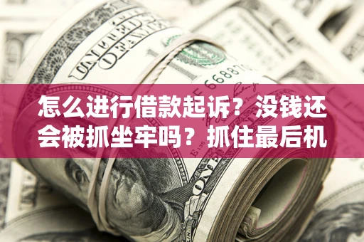 北京怎么进行借款起诉？没钱还会被抓坐牢吗？抓住最后机会！