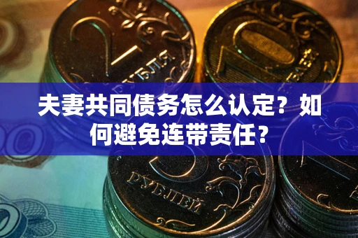 北京夫妻共同债务怎么认定？如何避免连带责任？