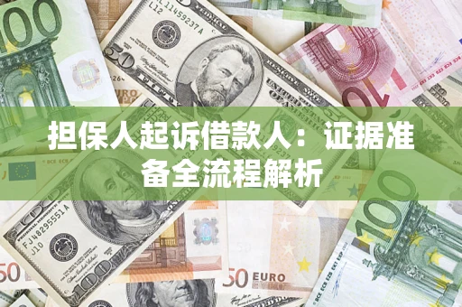 北京担保人起诉借款人：证据准备全流程解析