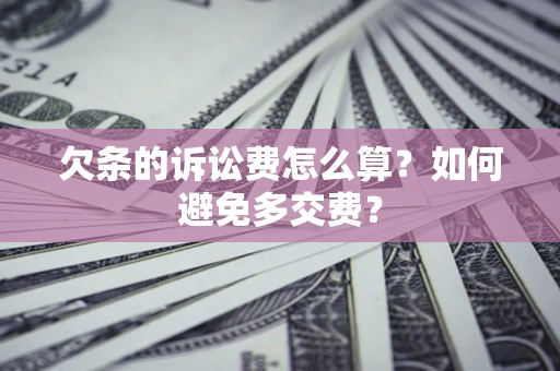 北京欠条的诉讼费怎么算？如何避免多交费？