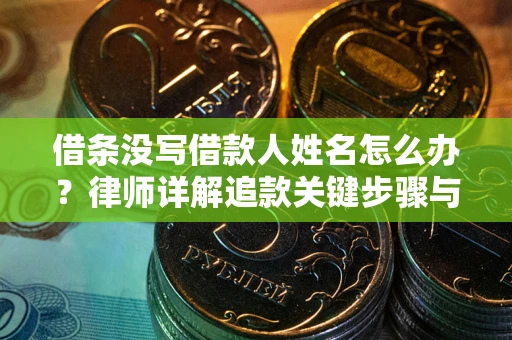 北京借条没写借款人姓名怎么办？律师详解追款关键步骤与证据链构建